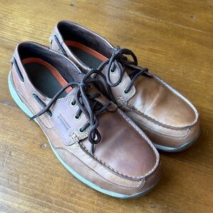 Rockport Works Steel Toe Boat Shoe Sz 11W